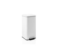 Collecteur de déchets / Système de tri des déchets Clean Square - 30 L Acier blanc