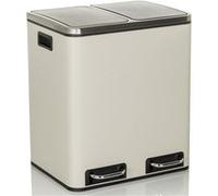 Clean 9 | 2 x 15L - Poubelle Beige