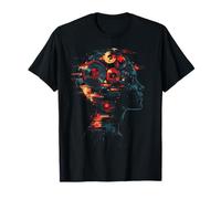 Collecteur de disques Vinyle DJ Retro Music Lover Glitch Art T-Shirt
