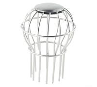 Collecteur de feuilles de drainage de toit en acier inoxydable 304 avec écran de gouttière pour protection du bec de descente et contrôle des débris (90 tubes)