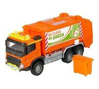 Majorette Grand Series City FMX 213743000 Camion Poubelle moulé sous Pression, Taille Unique, Orange