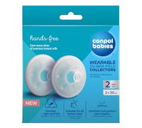 Collecteur de lait Coquilles de lactation, 2 PCs pour 50ml de nourriture, Canpol Babies