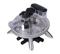 Collecteur de lait de vache 240 ml, accessoires de griffe, base en acier inoxydable, outil de machine à traire agricole, collecteur de lait de grande capacité pour la traite de chèvre et de vache