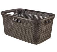 CURVER STYLE 45L Panier a linge 59,2 x 38 x 27 cm, marron foncé 00708-210