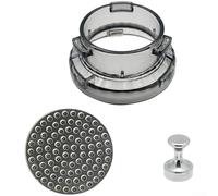 Collecteur de marc de café, accessoires pour machine à expresso de 54 mm avec maille anti-goutte magnétique, empêche la dispersion du marc, matériau transparent PC + ABS, design épuré pour un usage