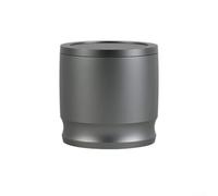 Collecteur de marc de café en alliage de 58 mm avec couvercle, accessoire essentiel pour un espace de travail propre et une meilleure distribution (gris)