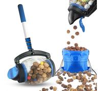 Collecteur de noix, cueilleur de glands - Sortie directe | Partie supérieure du ramasse-noix de pécan - S'applique aux glands, noix de hickory, balles à pointes, fléchettes Nerf, golf, objets de 1,9 cm à 3,8 cm ; 139,7 cm, 3,8 l (moyen)