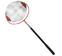 Collecteur de noix de jardin télescopique, ramasseur de récolte ergonomique, outil de panier à rouler pour ramasser les glands, les châtaignes, les noisettes, les pommes de pin dans les pelouses et en