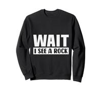 Collecteur de Pierres géologiques Wait I See A Rock Sweatshirt