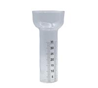 Collecteur de pluie à base large avec tube de mesure transparent pour une mesure précise des liquides dans les laboratoires et les jardins