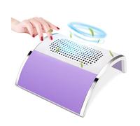 Collecteur de poussière de clous, Aspirateur à ongles 80w, extracteur de poussière haute puissance for ongles, collecteur de poussière à faible bruit, absorbeur for le polissage des ongles en Gel