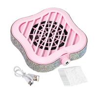 Collecteur De Poussière D'ongles - Aspirateur À Faible Bruit | Ventilateur D'aspiration Réglable | Machine À Plumeau À Ongles Portable Avec 10 Filtres, Pour Salon De Manucure, Table, Maison