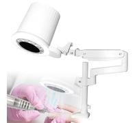 Collecteur de poussière d'ongles avec filtre réutilisable, aspirateur à ongles, aspirateur à ongles sur table, avec lumières LED, pour manucure, pédicure dans le salon de beauté