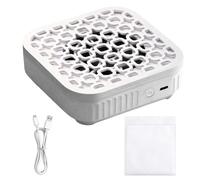 Collecteur de poussière d'ongles - Ventilateur électrique de 5,39 pouces | Machine d'aspiration ABS - Extracteur rechargeable USB 5 500 tr/min avec 10 filtres, ce puissant appareil 5 V est parfait