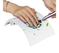 Collecteur de poussière électrique pour ongles - Ventilateur USB de type C, extracteur d'aspiration compact de manucure, 2 sacs sous vide réutilisables, appareil de polissage en gel acrylique