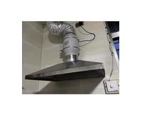 Collecteur de poussière et de fumées industriels à haute efficacité, hotte en acier inoxydable en forme de cloche for une installation facile (personnalisable)(10cm/3.9in,40x30cm/15.7x11.8in)