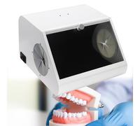 Collecteur de poussière for sablage de laboratoire, cabine de sablage, boîte de poussière for laboratoire dentaire avec 2 filtres, source lumineuse LED, grande fenêtre for sablage sans poussière