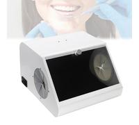 Collecteur de poussière for sableuse de laboratoire, caisson d'aspiration à LED, caisson de polissage et de meulage haute résistance avec 2 filtres, source lumineuse LED, grande fenêtre