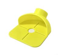 Collecteur de poussière mural avec design pratique pour bouteilles en plastique standard pour maintenir l'ordre de l'espace de travail (jaune)