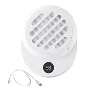 Collecteur de poussière pour ongles - 6000 tr/min - Extracteur de poussière portable pour manucure | pour professionnels débutants, salon à domicile, bureau, beauté, décontracté, commercial