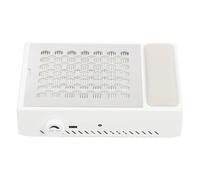 Collecteur de poussière pour ongles, avec filtre, séparateur de poussière d'ongles, professionnel, avec 2 sacs d'aspirateur, pour nail art, écoles de nail art, salons de beauté (blanc)