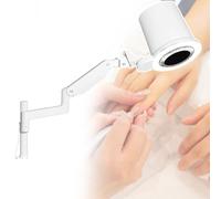 Collecteur De PoussièRe Pour Ongles De Bureau, Bruit InféRieur à 70 Db, Avec Filtre/Ventilateur Interchangeable De Qualité Industrielle, RéGulation De Vitesse En 10 éTapes, Bras Articulé à 360°
