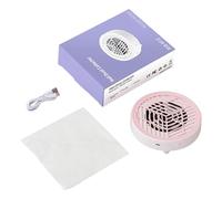 Collecteur de poussière pour ongles, facile à transporter, 15 x 15 x 4,5 cm, collecteur de poussière de manucure, aspirateur de limage des ongles, réduit la masse et les gens, pour femme