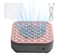 Collecteur De Poussière Pour Ventilateur À Ongles - Aspirateur Compact Rechargeable | Plumeau À Ongles USB Avec Filtre Réutilisable | Machine Portative Puissante Pour Le Perçage Des Ongle, Le Polissa