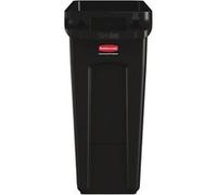 Collecteur de Recyclage Slim Jim Noir 60 L Rubbermaid 6 G