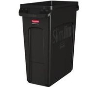 Collecteur de Recyclage Slim Jim Noir 60 L Rubbermaid Noir G