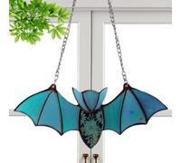 Collecteur de soleil de chauve-souris en acrylique teinté | Décoration arc-en- en acrylique, pendentif chauve-souris, décoration de jardin portable pour fenêtre de chambre ou arbre de Noël