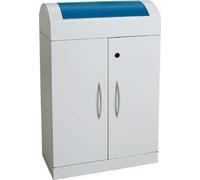Collecteur de tri TD1plus 1x90L, 975x620x320mm gris
