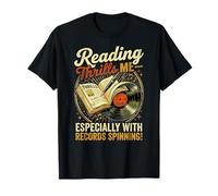 Collecteur de Vinyle de vers de bibliothèque à la Recherche de Sensations Fortes T-Shirt