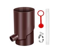 collecteur d'eau de Pluie - collecteurs d'eau de Pluie de 3,94 Pouces, système de récupération 'Eau de puie léger, kit de collecteur deau de Plue en PP résistant aux UV | Système de récupération d