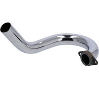 Collecteur d'échappement de réglage 32mm avec bride sphérique, chromé - Simson S51, S70, S53, S83 Enduro