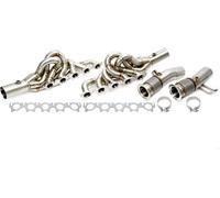 Collecteur d'échappement en éventail 2x Lambda acier inoxydable pour Audi R8 V10 Lamborghini Gallardo Huracan