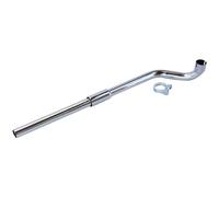 Collecteur d'échappement P2 gauche avec raccord à emboîter 22 mm + pince pour Hercules Prima M 2 3 4 5 6, Hobby Rider HR 2, Optima
