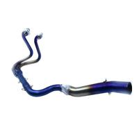 Collecteur D'échappement Slip-on Coude Tube Descendant Rond 51 Mm Pour Ninja 250 300 2008-2017(Style 2)