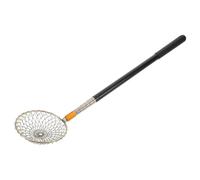 Collecteur D'œufs Extensible en Acier Inoxydable, Pince Multifonction Noire | Panier Filaire Télescopique, Long Manche, pour Poules et Pommes de Terre, Accessoires Poulailler