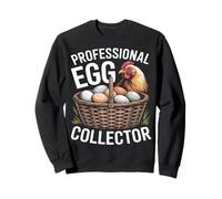 Collecteur d'œufs Professionnel pour poulailler Sweatshirt