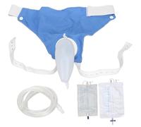 Collecteur d'urine pour hommes, collecteur d'urine masculin portable avec taille élastique, cathéter externe respirant et étanche pour hommes avec tube 47 pour incontinence urinaire, patients alit..