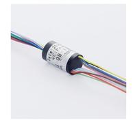 Collecteur électrique 48 V, 12 voies, 1 A, diamètre 8,5 mm, collecteur, balai, balai de charbon, anneau conducteur, anneau rotatif