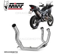 Tube Sans Kat MIVV De-Kat Inox C1 pour Honda Crf 1000 L Africa Twin 2016 > 2019