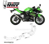 Tube Sans Kat MIVV De-Kat Inox pour KAWASAKI NINJA 400 2018 > 2020