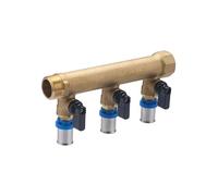 Collecteur Mâle-Femelle 20x27 (3/4) 3 Départs Ø16 multicouche à Sertir | Idéal pour Distribution d'Eau | Installation Facile | Qualité et Durabilité | NOYON & THIEBAULT