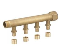 Collecteur mâle/femelle 20x27 5 départs PER à glissement Ø 16 RIQUIER