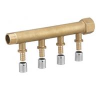 Collecteur mâle/femelle 20x27 6 départs à sertir PER Ø 12 RIQUIER