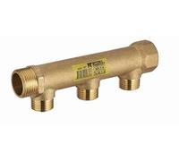 Collecteur mâle femelle MF3/4' (20x27), 3 départs mâle M1/2' (15x21) Entraxe 50 mm - 3020-3ET