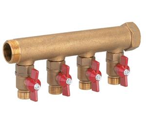 Collecteur modulaire sanitaire chauffage 2 départs m15x21 e/s MF 26x34