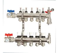 Collecteur plancher chauffant hydraulique Nourrice Comsi - 5 sorties